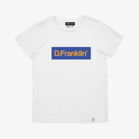 Blue / Yellow Rec White Tee