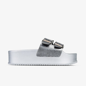 Platform Sandal Silver