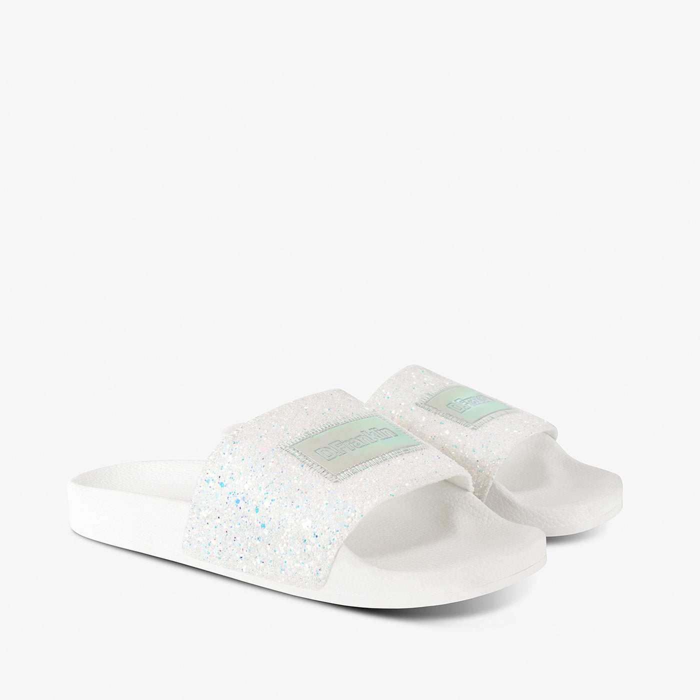 Sequins Slide White