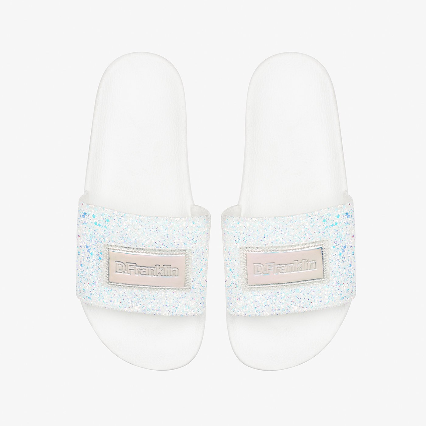 Sequins Slide White