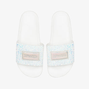 Sequins Slide White