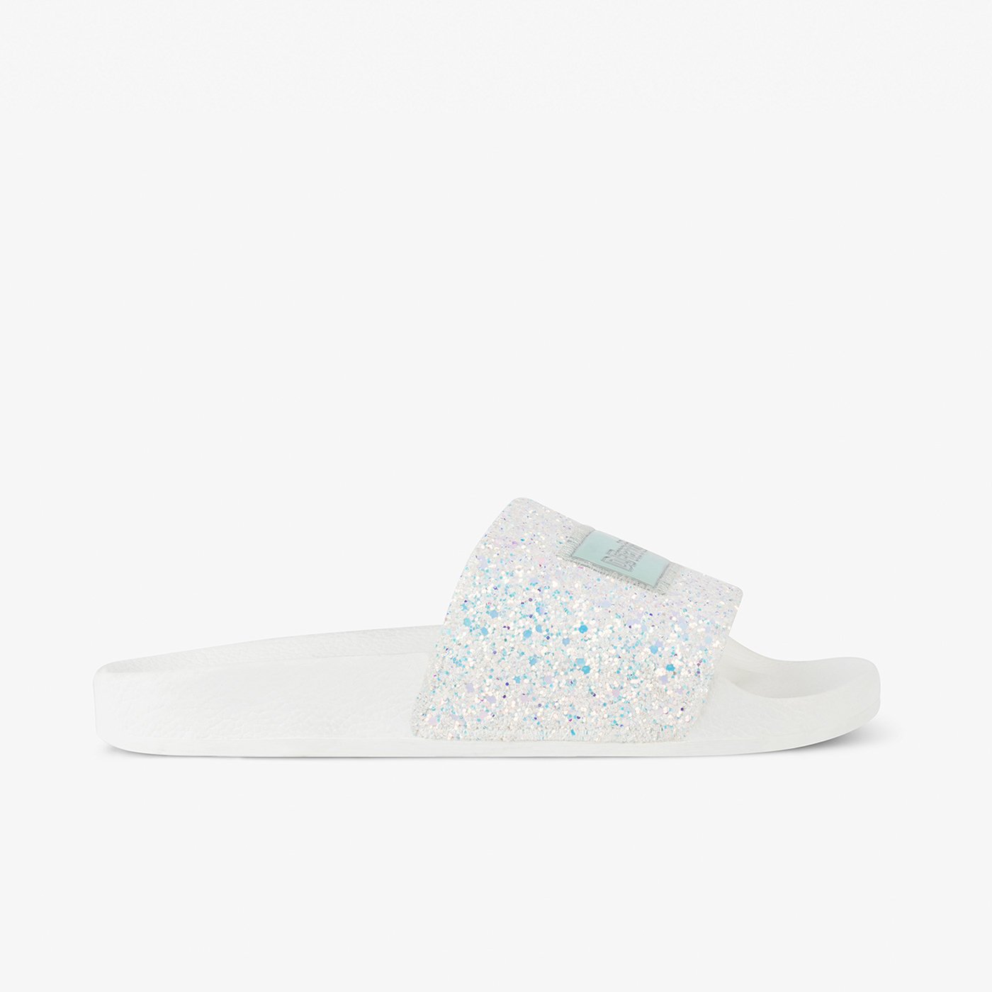 Sequins Slide White