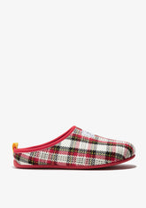 Mercredy Slipper Tartan Red / White