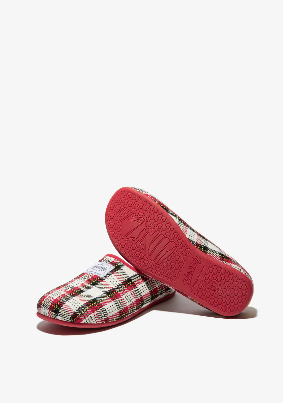 Mercredy Slipper Tartan Red / White